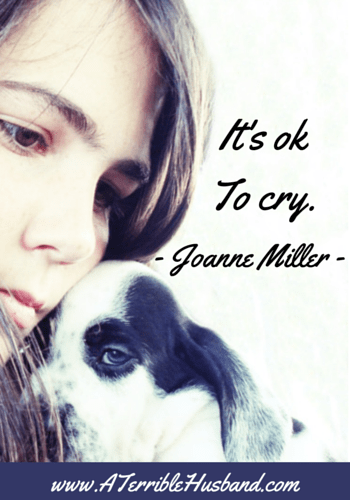 It's ok To cry.